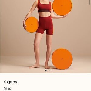 Hermes Orange and Red Yoga Top
